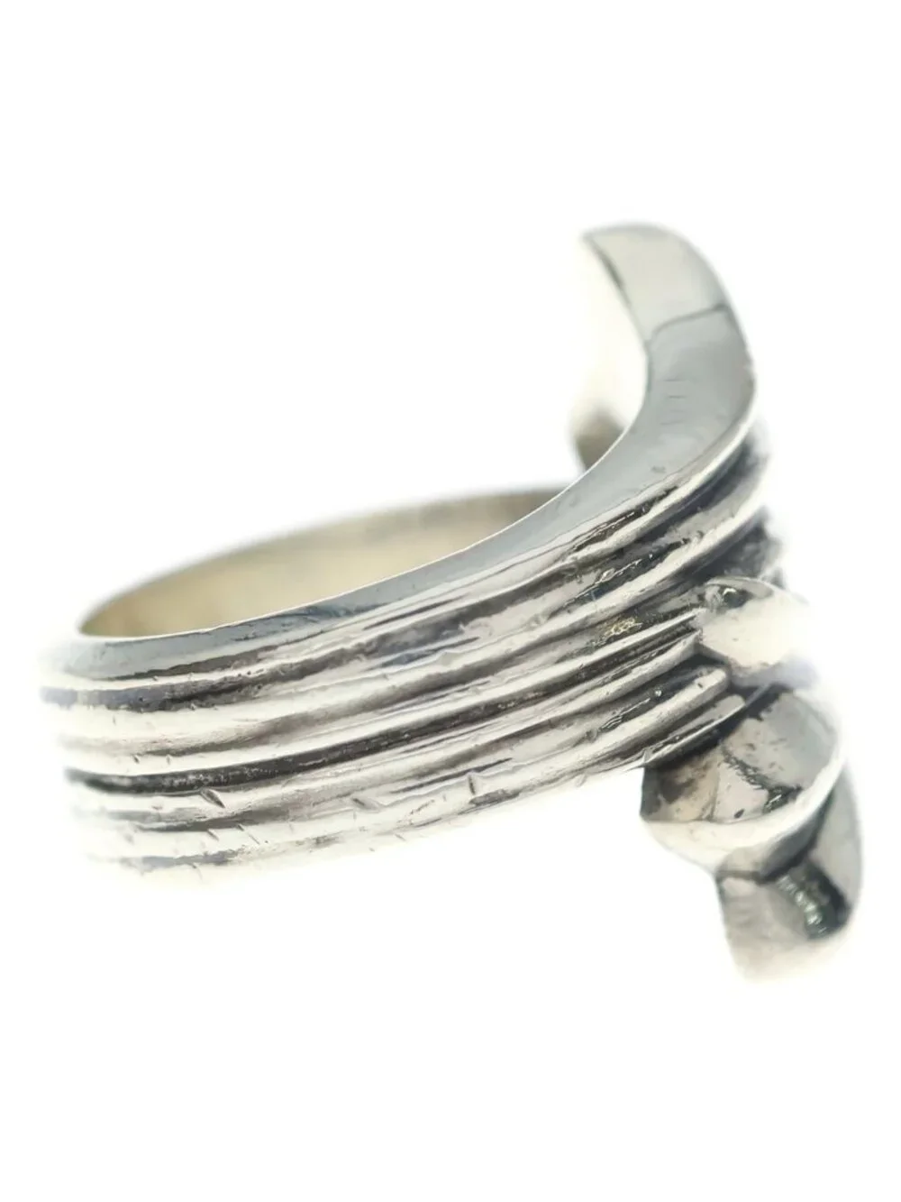 Chrome Hearts Cross Tail Ring Silver